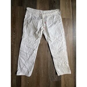 Hyperfly Grappling Kimono Pants Mens Adult One Long White Good Reinforced Knee